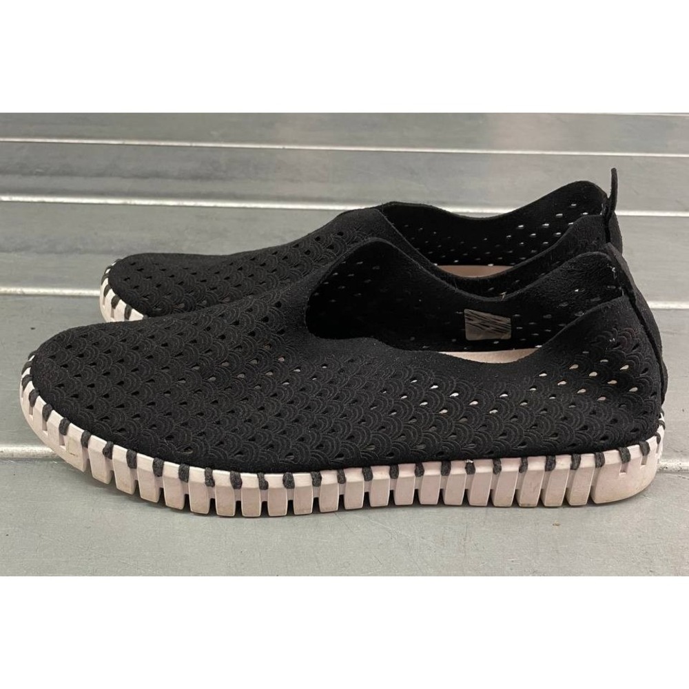 Ilse Jacobsen Hornbaek Slip On Shoes Womens EU‎ 40 US 9.5 Black Flats